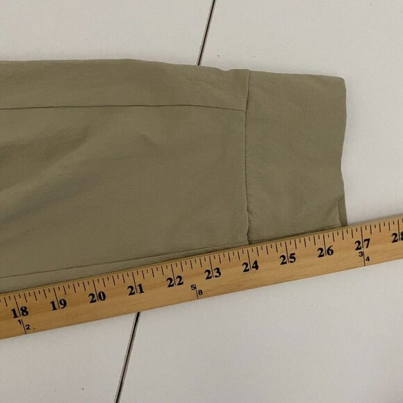 Athleta Pants Trekkie North Jogger Pants Size 6 Tan Ripstop Athleisure Yoga - Picture 8 of 9